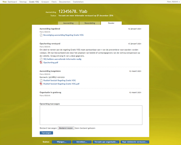 Opgeven preventiebeleid