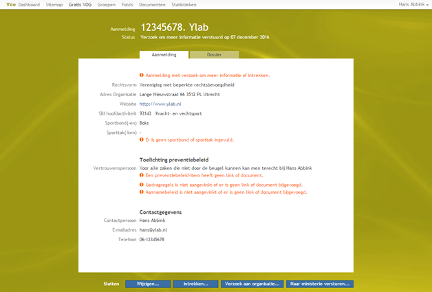 Signaleren van aandachtspunten