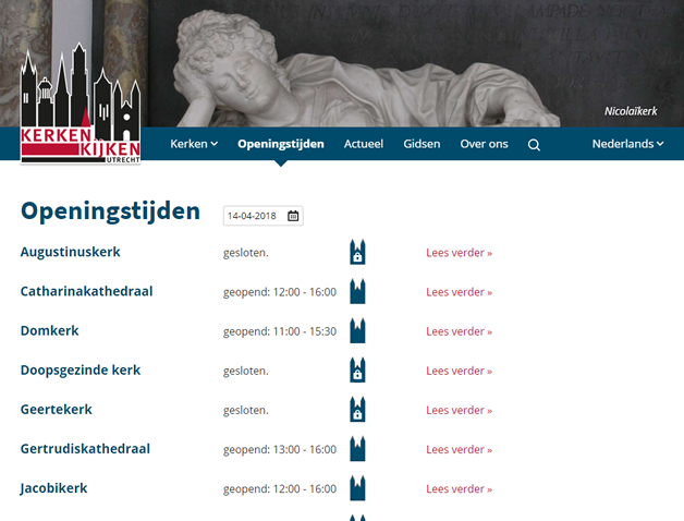 Overzichtelijke openingstijden voor de dag van keuze